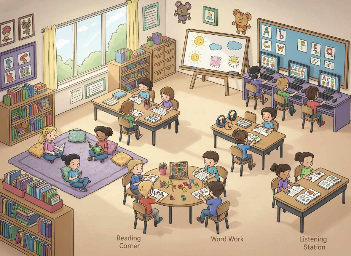 Literacy Centers in the classroom