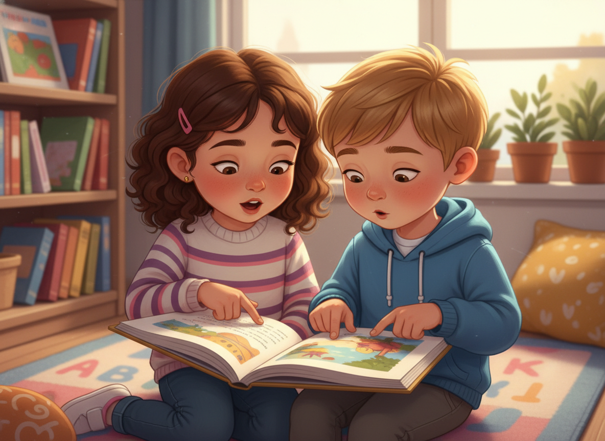 Partner Reading in the classroom