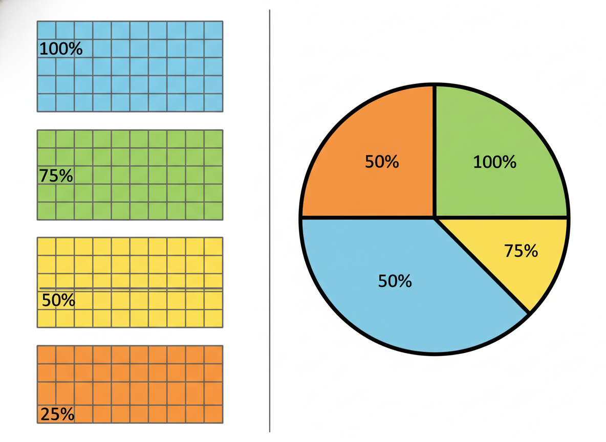 Percentage in the classroom