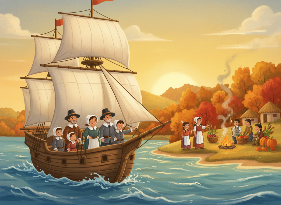 Thanksgiving and the Pilgrims in the classroom