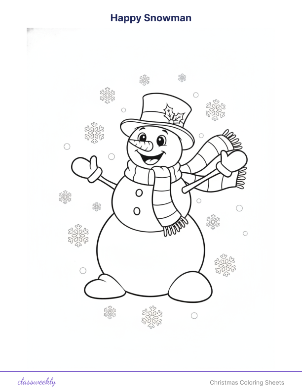 Christmas Coloring Sheets