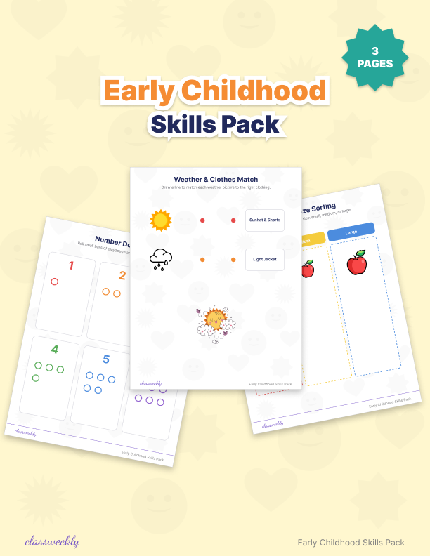 Early Childhood Skills Pack