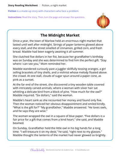 The Midnight Market (Fiction Passage)