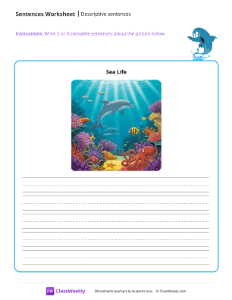 Descriptive sentences
