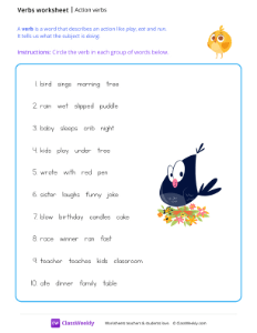 Action Verbs