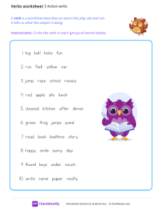 Action Verbs