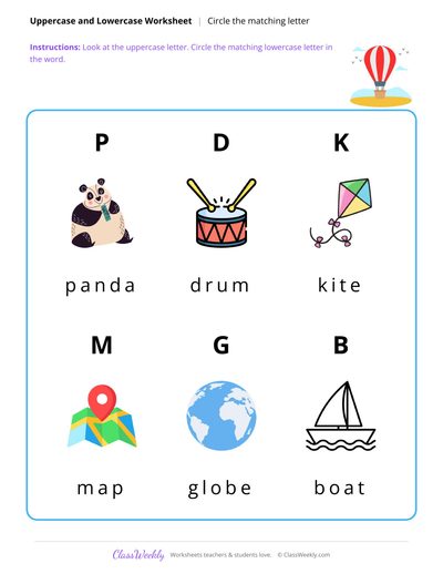 Circle the Lowercase Letter - Diversity & World Cultures