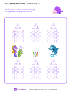 Fact Families (1-10)