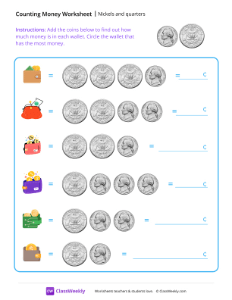 Counting Money