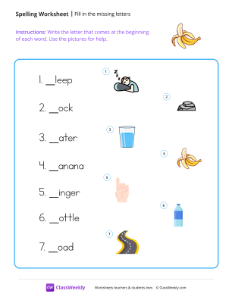 Fill in the missing letters