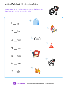 Fill in the missing letters