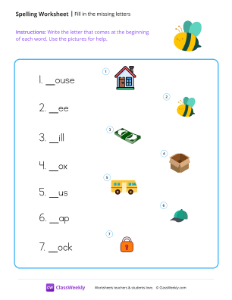 Fill in the missing letters