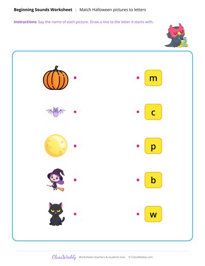 Picture to Letter - Halloween