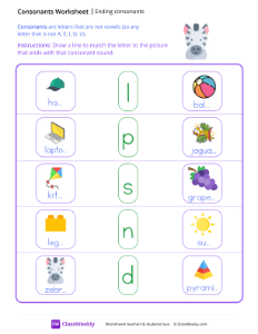 Ending Consonants