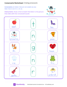 Ending Consonants