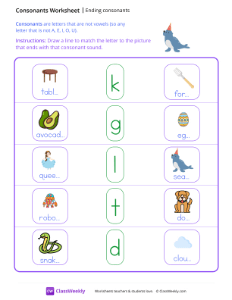 Ending Consonants