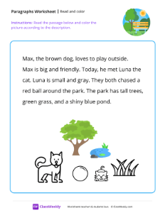Read and color