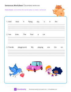 Scrambled Sentences