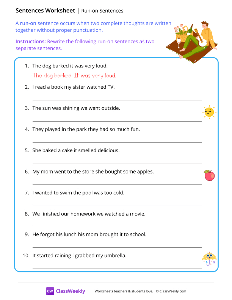 Run-on Sentences