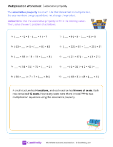 Associative property