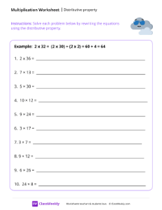 Distributive property