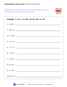 Distributive property