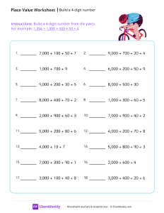 Build a 4-digit number