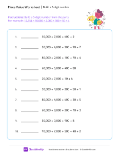 Build a 5-digit number