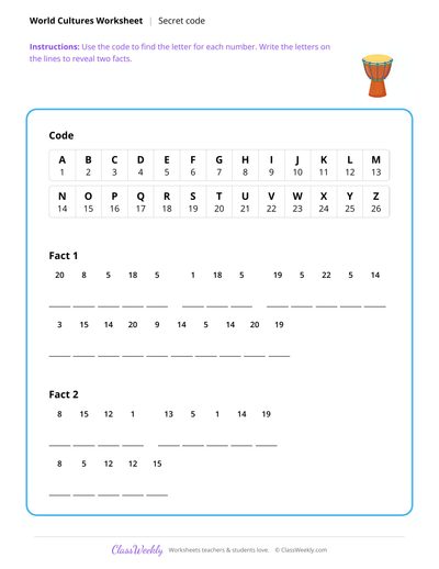 Secret Code - Diversity & World Cultures