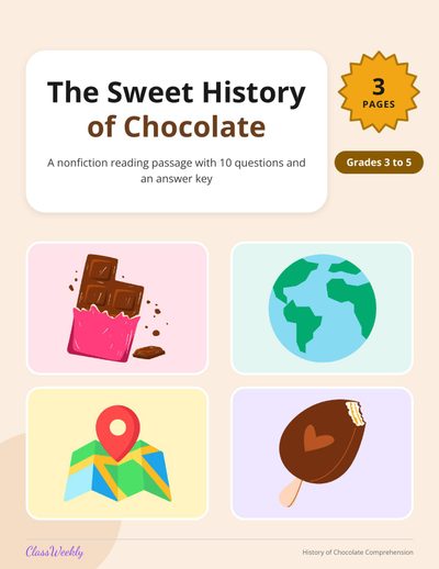 History of Chocolate Comprehension