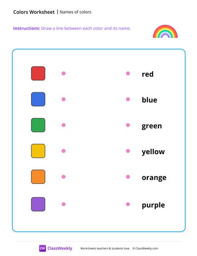 Names of Colors
