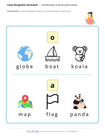 Find the Letter - Diversity & World Cultures