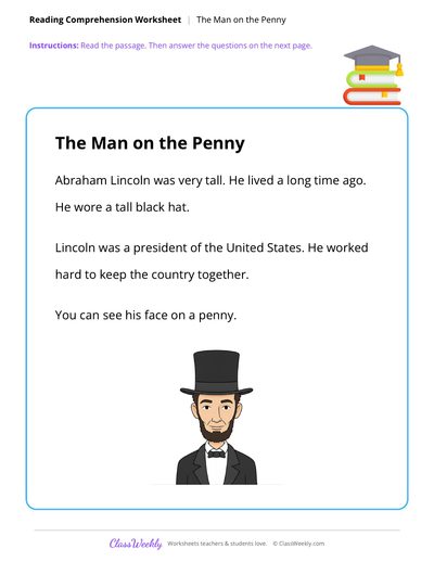 The Man on the Penny - Famous Americans