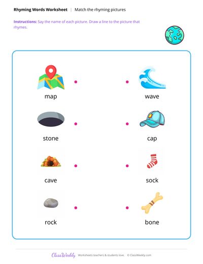 Rhyming Pictures - Volcanoes & Earthquakes