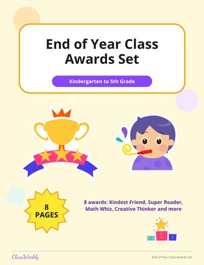 End of Year Class Awards Set