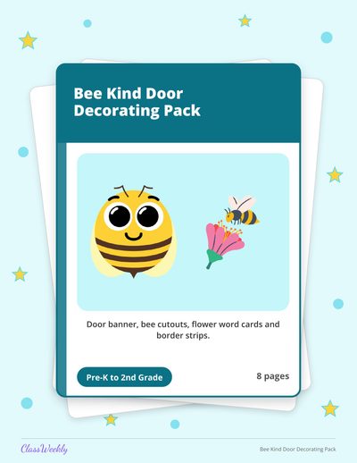 Bee Kind Door Decorating Pack (Pre-K-2)