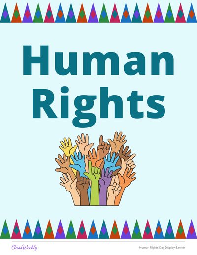 Human Rights Day Display Banner (K-5)