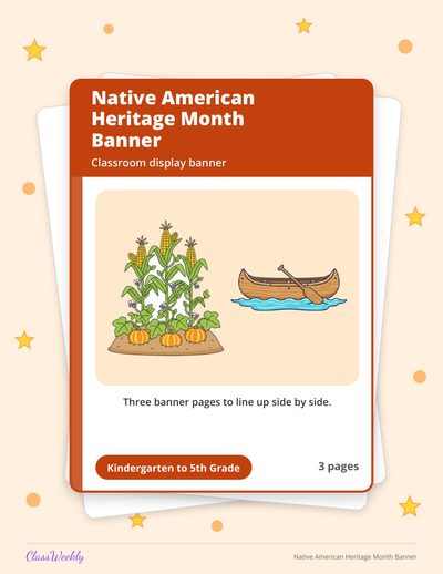 Native American Heritage Month Banner