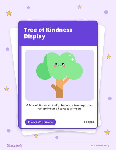 Tree of Kindness Display (Pre-K-2)