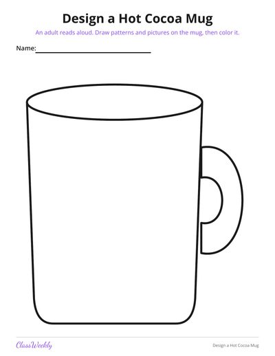 Design a Hot Cocoa Mug (Pre-K-2)