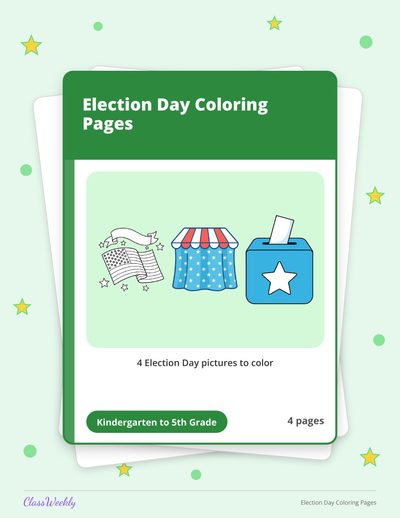 Election Day Coloring Pages