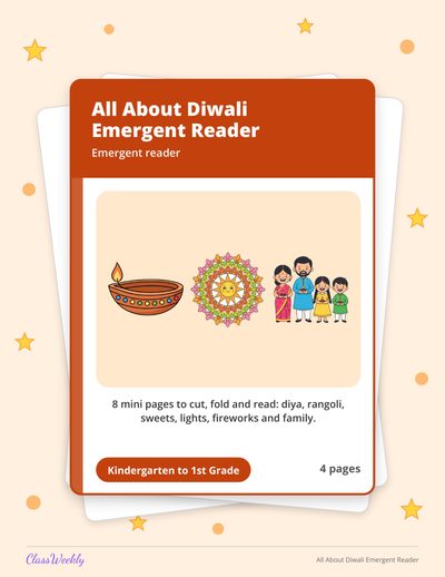 All About Diwali Emergent Reader