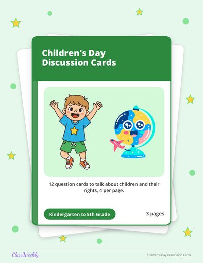 Children's Day Discussion Cards