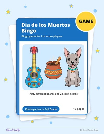 Día de los Muertos Bingo (K-2)