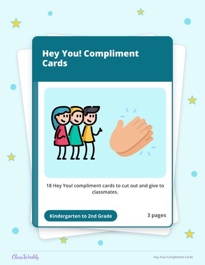 Hey You! Compliment Cards