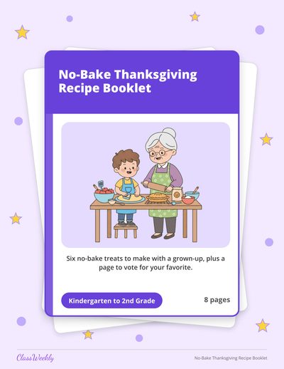 No-Bake Thanksgiving Recipe Booklet