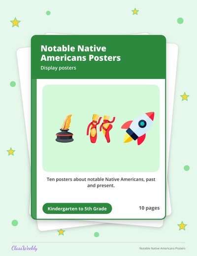 Notable Native Americans Posters