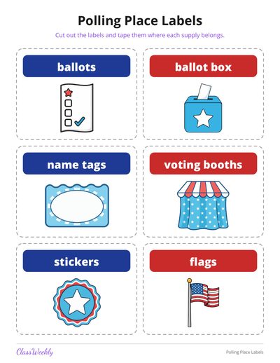 Polling Place Labels