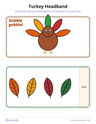 Thanksgiving Headband Crafts