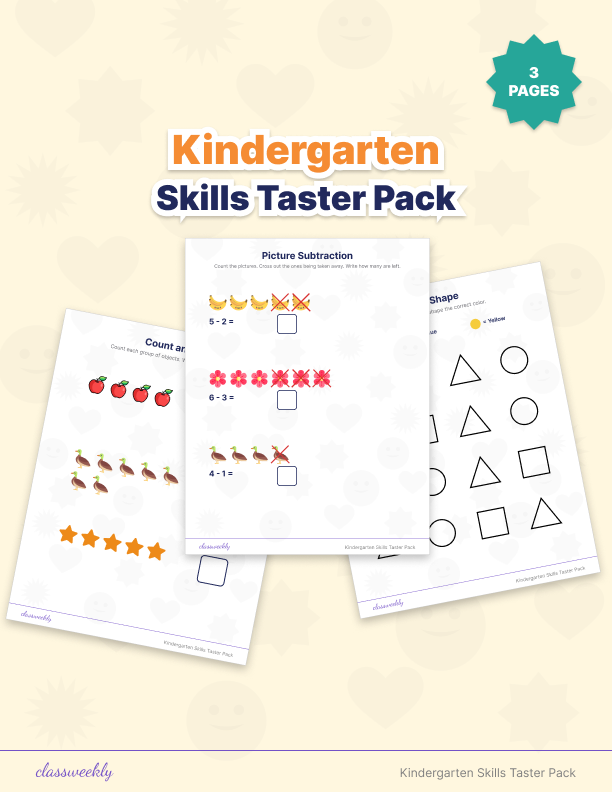 Kindergarten Skills Taster Pack